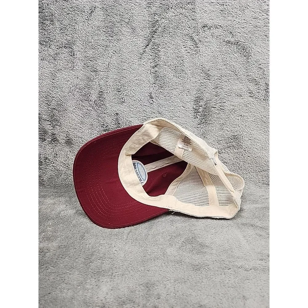 Life is Good‎ Snapback Trucker Hat Mens Maroon White Adjustable Mesh